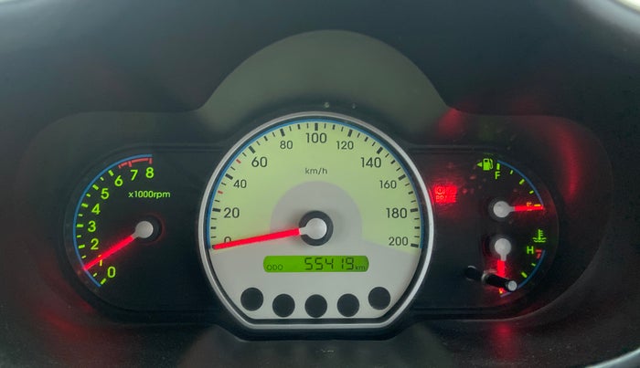 2010 Hyundai i10 MAGNA 1.2, Petrol, Manual, 55,412 km, Odometer Image