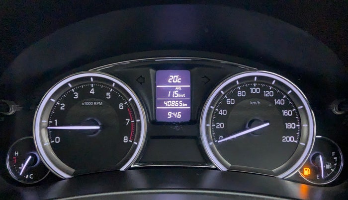 2015 Maruti Ciaz ZXI, Petrol, Manual, 41,046 km, Odometer Image