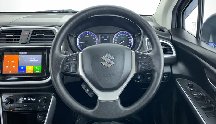 2021 Maruti S Cross ZETA AT 1.5 SHVS, Petrol, Automatic, 15,665 km, Steering Wheel Close Up