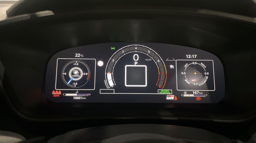 2025 Toyota Gr Corolla Gts, Automatic, 10661 km, Odometer View