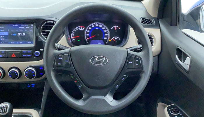 2019 Hyundai Grand i10 SPORTZ 1.2 KAPPA VTVT, Petrol, Manual, 19,941 km, Steering Wheel Close Up