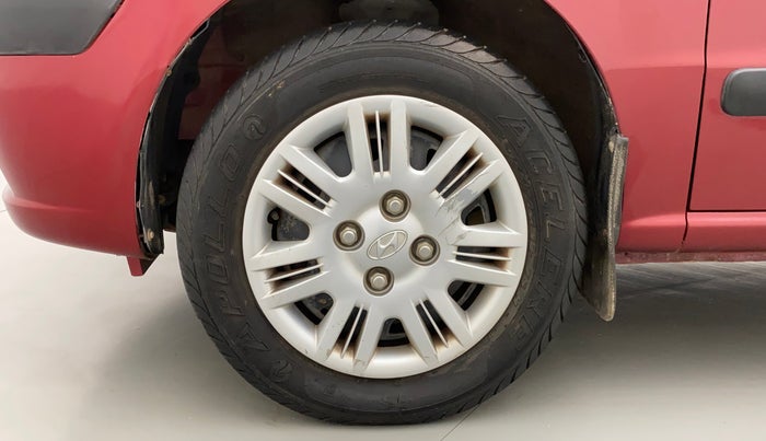 2010 Hyundai Santro Xing GLS, Petrol, Manual, 18,718 km, Left Front Wheel