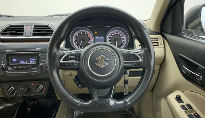 2017 Maruti Dzire VXI AMT, Petrol, Automatic, 65,079 km, Steering Wheel Close Up