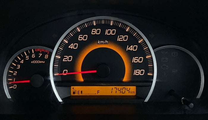 2016 Maruti Wagon R 1.0 VXI, Petrol, Manual, 17,516 km, Odometer Image