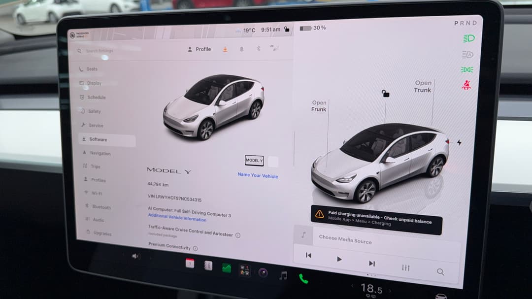 2022 Tesla Model Y Rear-wheel Drive, Automatic, 44794 km, Odometer View