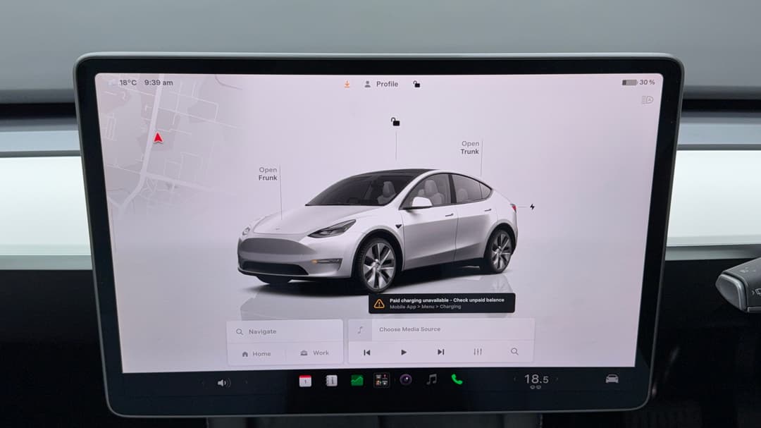 2022 Tesla Model Y Rear-wheel Drive, Automatic, 44794 km, Infotainment System