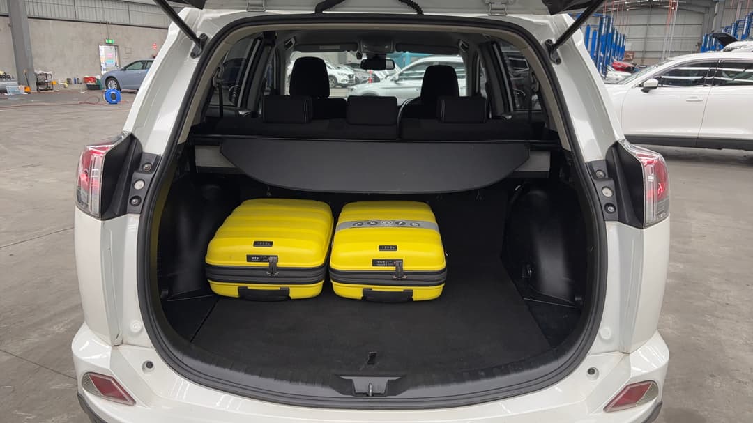 2016 Toyota RAV4 Gxl (2WD), Automatic, 110794 km, Boot Inside View with Luggage
