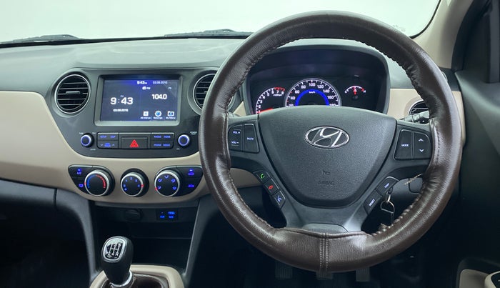 2019 Hyundai Grand i10 SPORTZ 1.2 KAPPA VTVT, Petrol, Manual, 27,467 km, Steering Wheel Close Up