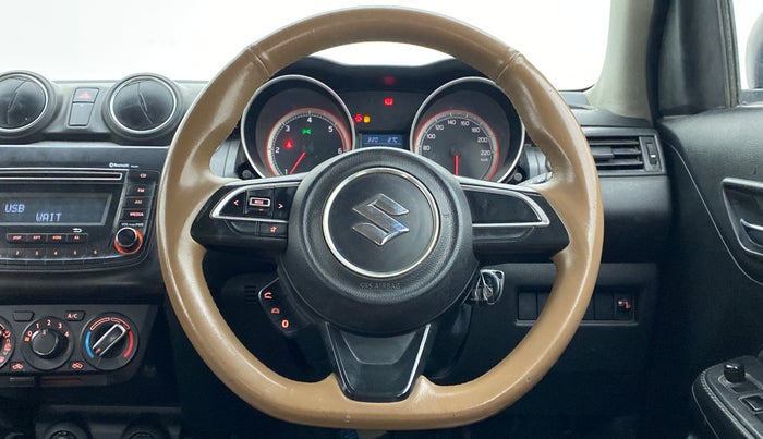 2018 Maruti Swift VDI AMT, Diesel, Automatic, 42,014 km, Steering Wheel Close Up