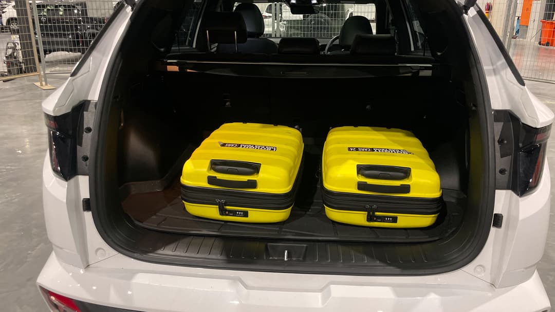 2023 Hyundai Tucson Highlander N Line (FWD), Automatic, 37808 km, Boot Inside View with Luggage