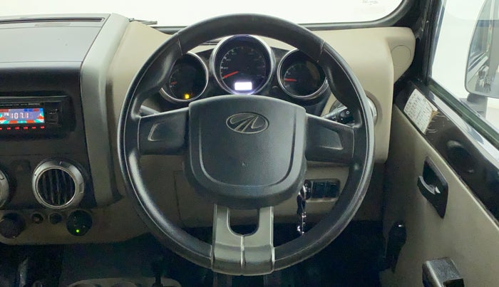 2018 Mahindra Thar CRDE 4X4 AC, Diesel, Manual, 28,229 km, Steering Wheel Close Up