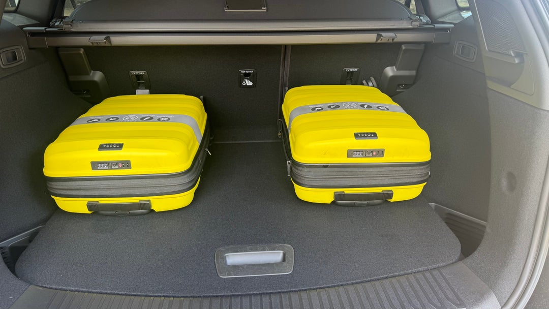 Boot Inside View with Luggage