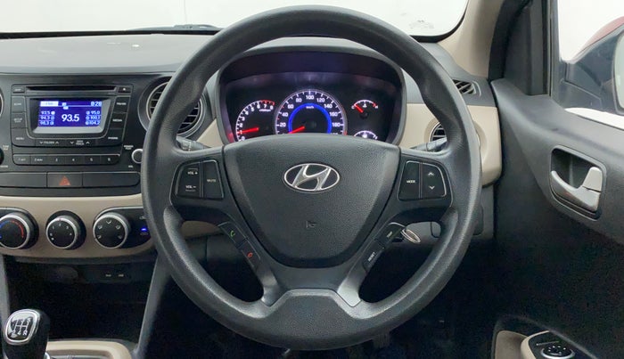 2015 Hyundai Grand i10 SPORTZ 1.2 KAPPA VTVT, CNG, Manual, 90,125 km, Steering Wheel Close Up