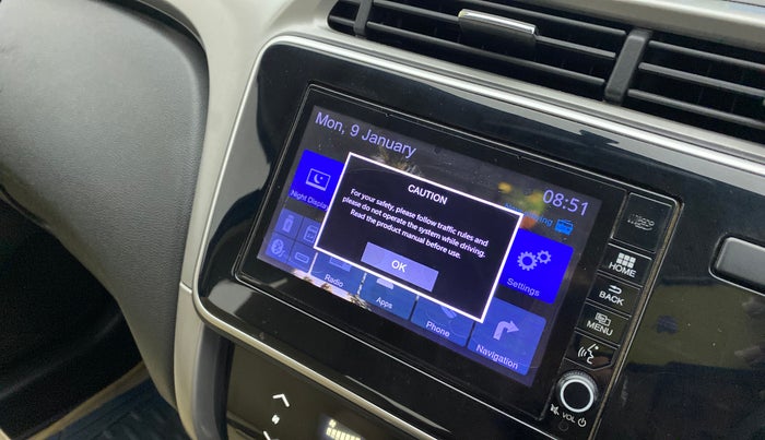 2018 Honda City V MT PETROL, Petrol, Manual, 41,675 km, Infotainment system - GPS Card not working/missing
