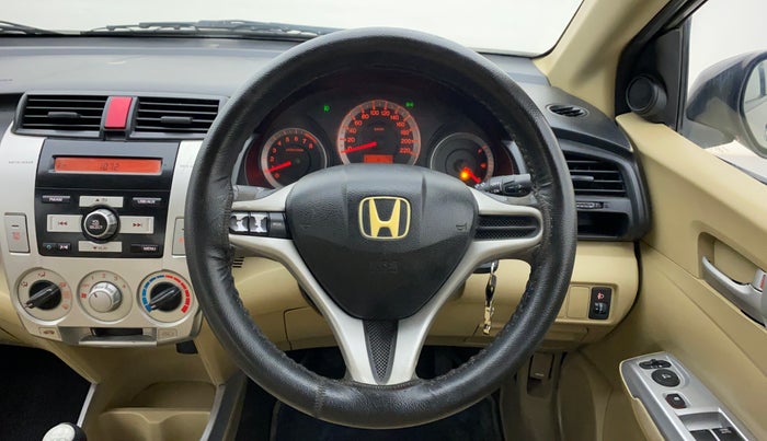 2011 Honda City V MT PETROL, Petrol, Manual, 1,49,455 km, Steering Wheel Close Up