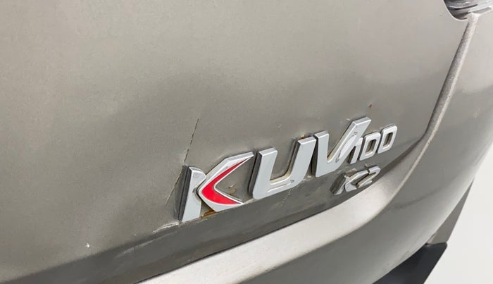 2016 Mahindra Kuv100 K2 6 STR, Petrol, Manual, 71,610 km, Dicky (Boot door) - Paint has minor damage
