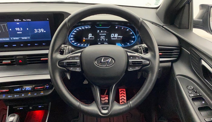 2021 Hyundai NEW I20 N LINE N8 1.0 TURBO GDI DCT DUAL TONE, Petrol, Automatic, 7,288 km, Steering Wheel Close Up