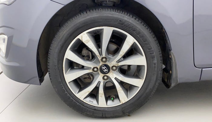 2015 Hyundai Verna FLUIDIC 4S 1.6 VTVT S(O), Petrol, Manual, 69,489 km, Left Front Wheel