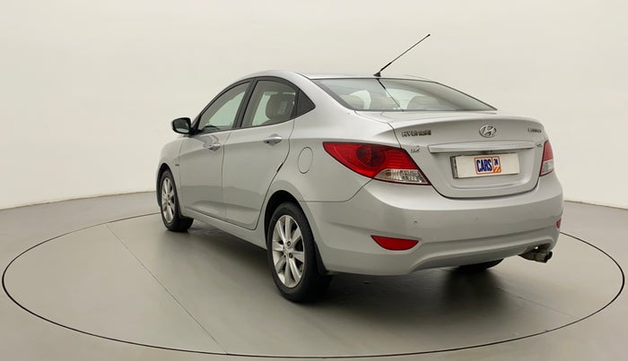2011 Hyundai Verna FLUIDIC 1.6 VTVT SX OPT AT, Petrol, Automatic, 43,497 km, Left Back Diagonal