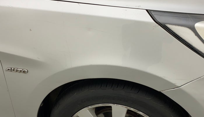 2011 Hyundai Verna FLUIDIC 1.6 VTVT SX OPT AT, Petrol, Automatic, 43,497 km, Right fender - Minor scratches