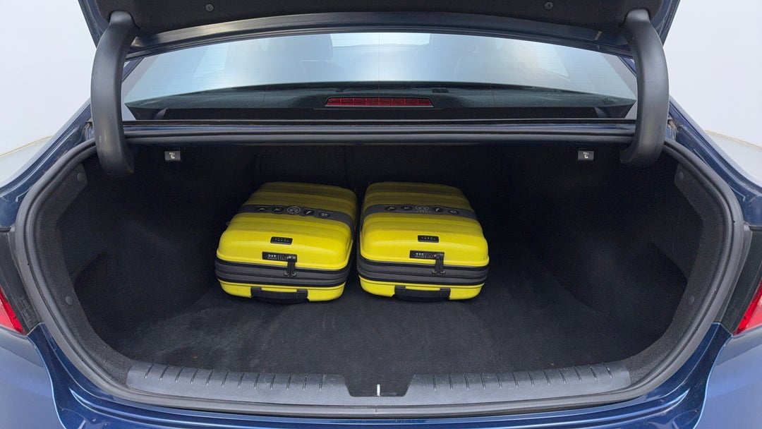 Boot Inside View with Luggage