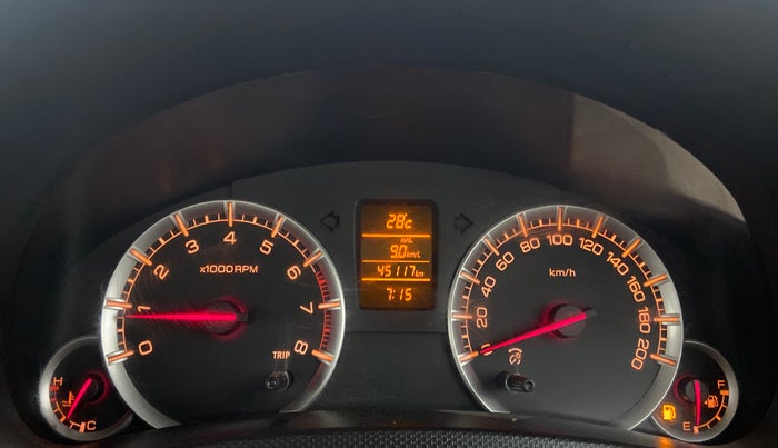 2015 Maruti Swift Dzire ZXI, Petrol, Manual, 45,117 km, Odometer Image