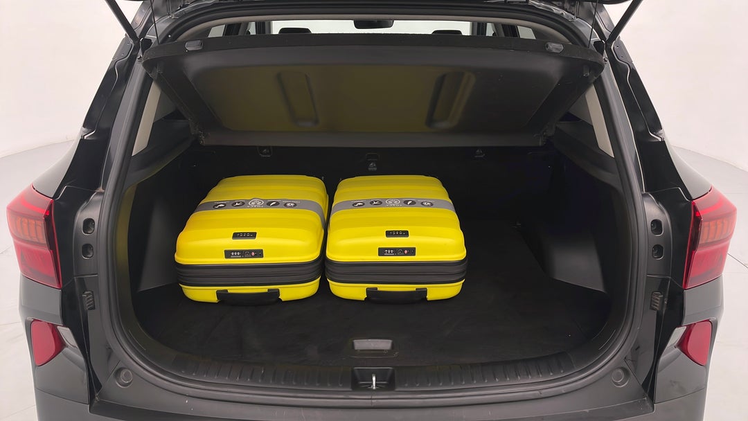 Boot Inside View with Luggage