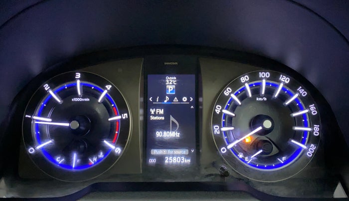2022 Toyota Innova Crysta 2.4 ZX AT 7 STR, Diesel, Automatic, 25,803 km, Odometer Image