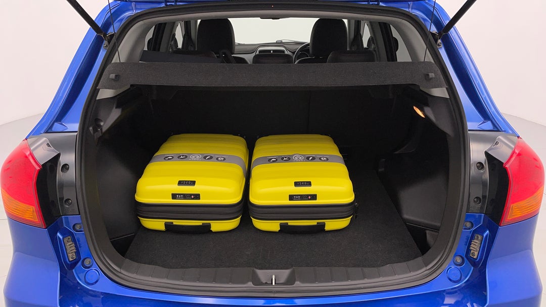 Boot Inside View with Luggage