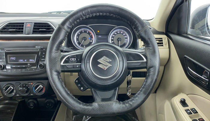 2017 Maruti Dzire VXI, Petrol, Manual, 21,698 km, Steering Wheel Close Up
