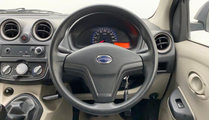 2016 Datsun Go Plus T, Petrol, Manual, 25,729 km, Steering Wheel Close Up