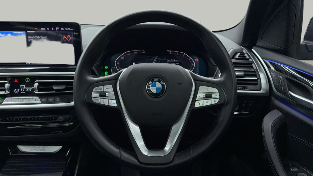 2022 BMW X3 xDrive30i M Sport, Automatic, 71138 km, Steering Wheel Close-up