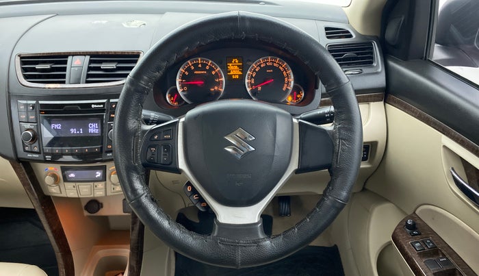 2015 Maruti Swift Dzire ZXI 1.2 BS IV, Petrol, Manual, 62,871 km, Steering Wheel Close Up