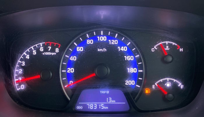 2015 Hyundai Xcent S 1.2, Petrol, Manual, 78,314 km, Odometer Image