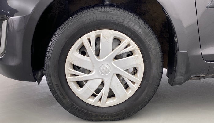 2015 Maruti Swift VXI D, Petrol, Manual, 87,963 km, Left Front Wheel