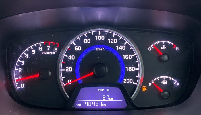 2017 Hyundai Grand i10 SPORTZ 1.2 KAPPA VTVT, Petrol, Manual, 48,430 km, Odometer Image