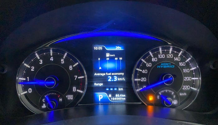 2018 Maruti Ciaz ALPHA  AT 1.5 SHVS PETROL, Petrol, Automatic, 1,04,059 km, Odometer Image