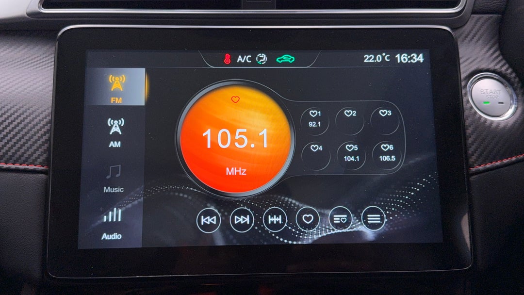 2021 MG Zst Essence, Automatic, 61158 km, Infotainment System