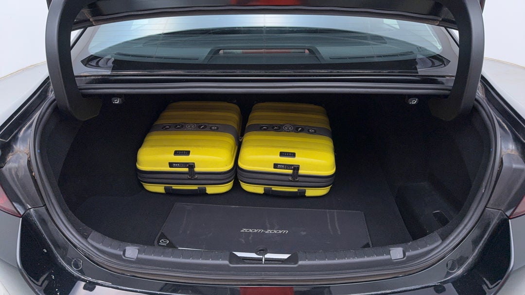 Boot Inside View with Luggage