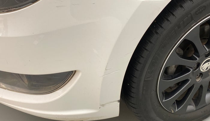 2016 Skoda Rapid ELEGANCE 1.6 MPFI MT, Petrol, Manual, 76,171 km, Front bumper - Minor scratches