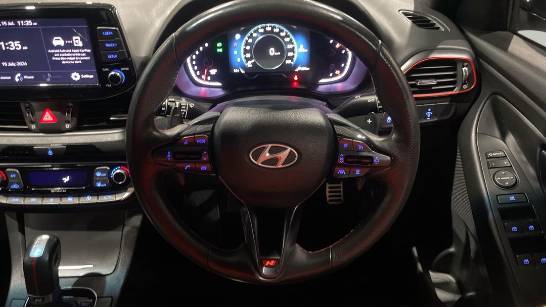 2022 Hyundai i30 N Line, Automatic, 47624 km, Steering Wheel Close-up