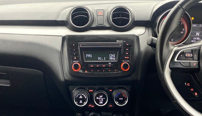 2018 Maruti Swift ZXI (AMT), Petrol, Automatic, 60,011 km, Air Conditioner