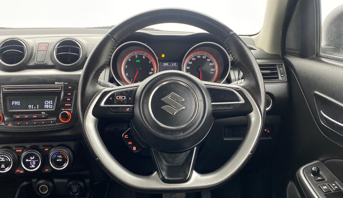 2018 Maruti Swift ZXI (AMT), Petrol, Automatic, 60,011 km, Steering Wheel Close Up