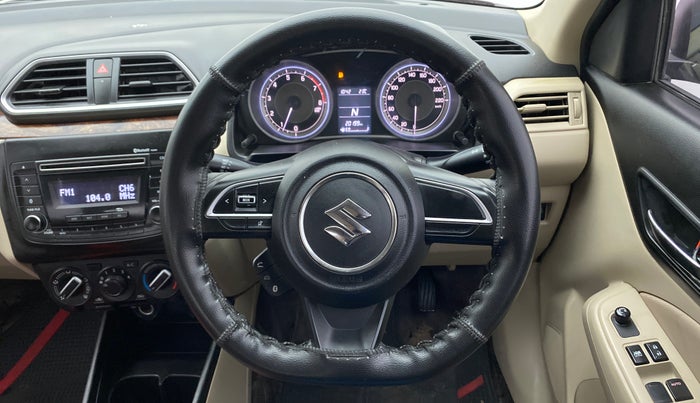 2019 Maruti Dzire VXI AMT, Petrol, Automatic, 20,199 km, Steering Wheel Close Up
