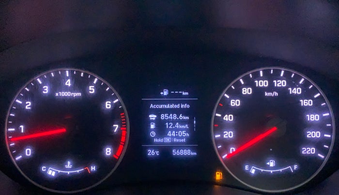 2019 Hyundai Elite i20 ASTA 1.2 (O), Petrol, Manual, 56,973 km, Odometer Image