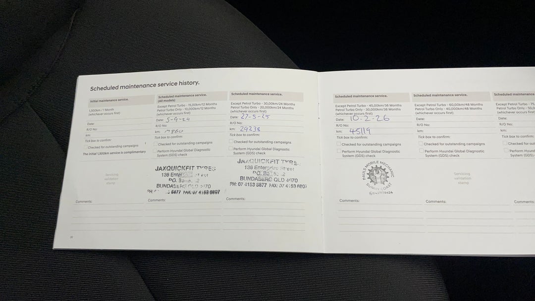 2023 Hyundai Tucson (FWD), Automatic, 45139 km, Service History