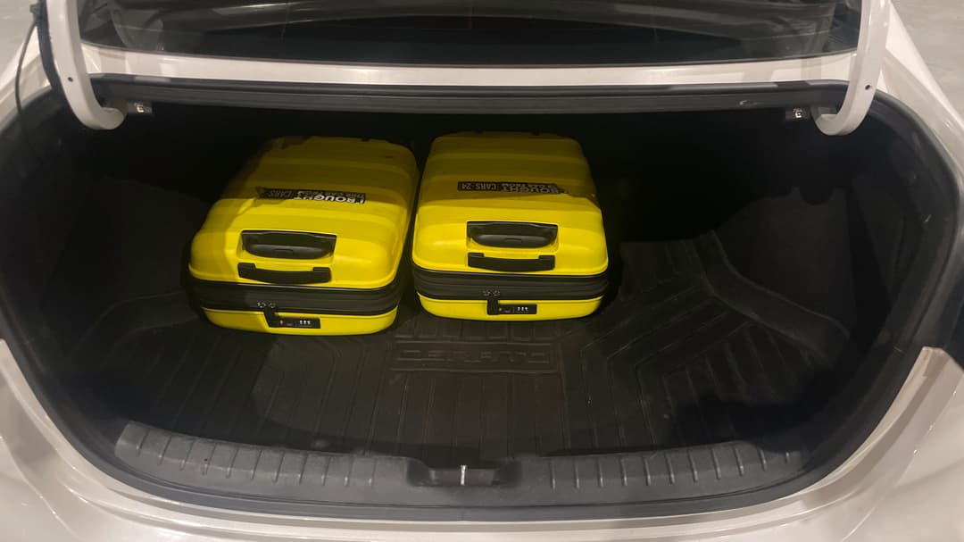 2022 Kia Cerato Sport+, Automatic, 107291 km, Boot Inside View with Luggage