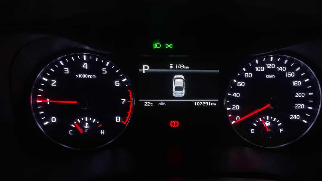 2022 Kia Cerato Sport+, Automatic, 107291 km, Odometer View