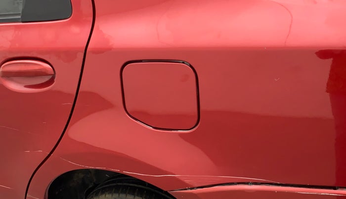 2012 Toyota Etios G, Petrol, Manual, 57,600 km, Left quarter panel - Minor scratches