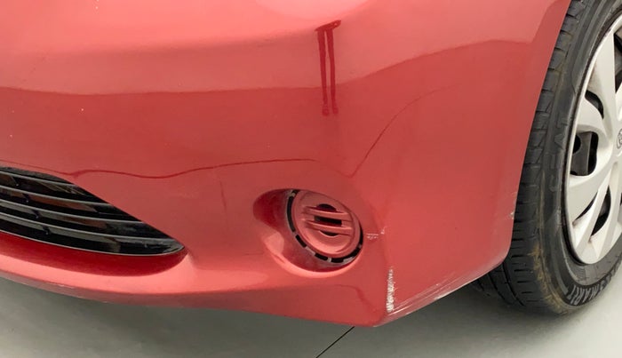 2012 Toyota Etios G, Petrol, Manual, 57,600 km, Front bumper - Minor scratches